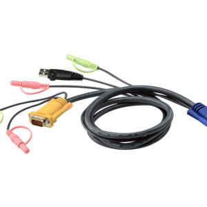 ATEN 2L-5301U USB-KVM-Kabel mit 3-in-1-SPHD und Audio, 1,2 m