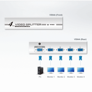 ATEN VS94A 4-Port-VGA-Splitter (350MHz)