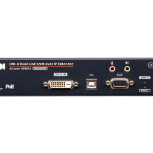 ATEN KE6922T 2K DVI-D Dual-Link KVM over IP Sender mit Dual SFP & PoE