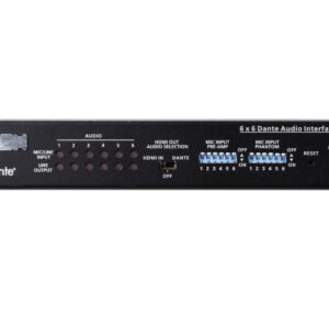 ATEN VE66DTH 6 x 6 Dante Audioschnittstelle mit HDMI
