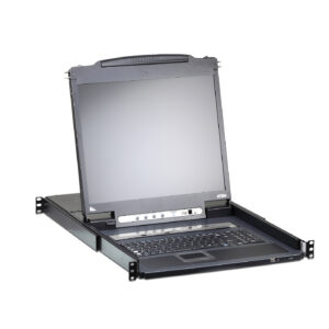 ATEN CL5716 16-Port PS/2-USB VGA Single Rail LCD KVM Switch