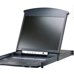 ATEN KL1508Ai 1-Local/Remote Share Access 8-Port Multi-Interface Cat 5 Dual Rail LCD KVM over IP Switch
