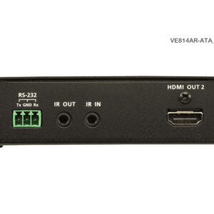 ATEN VE814AR HDMI HDBaseT Empfänger mit zwei Ausgängen (4K bei 100 m) (HDBaseT Klasse A)