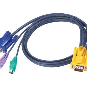 ATEN 2L-5201P PS/2-KVM-Kabel mit 3-in-1-SPHD, 1,2 m